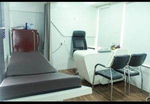 ear nose throat doctor room