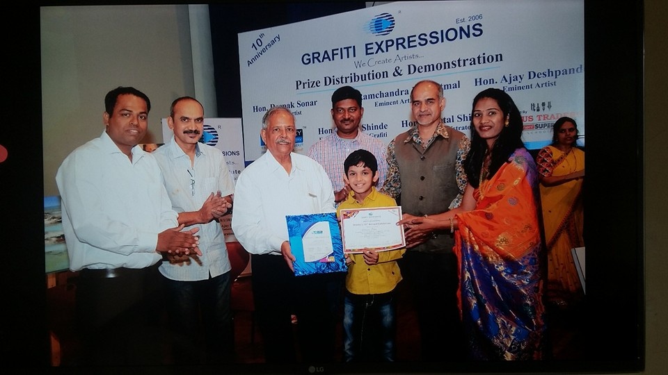 Grafiti Expressions prize distribution in pimple saudagar