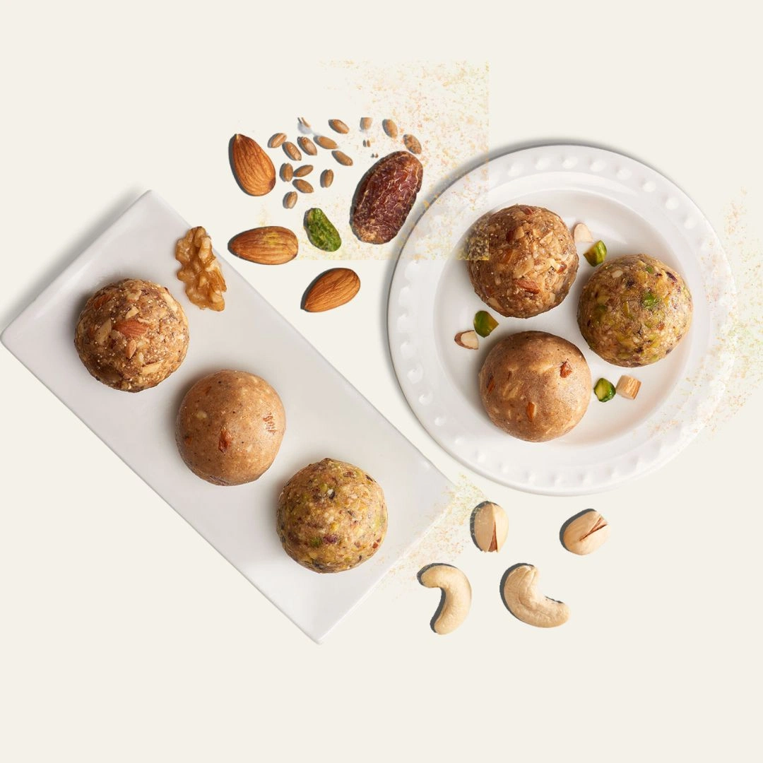 mouth watering laddus, healthy laddus, dry fruit laddu, gift hampers for diwali